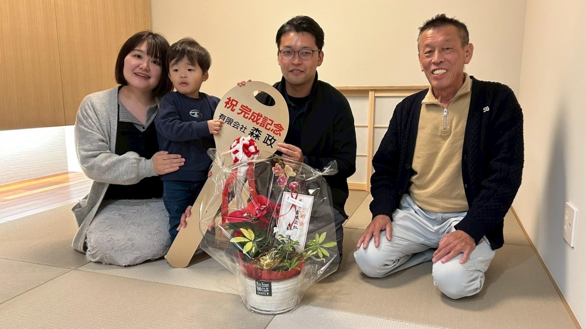 常滑市古社にて新築のお引渡し🏠