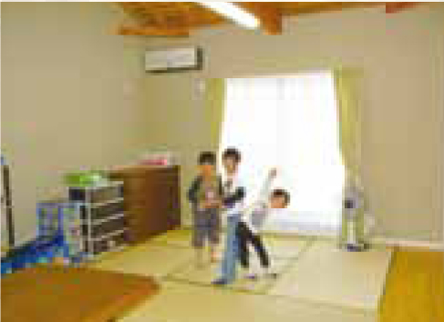 将来は2部屋に仕切れる子供部屋